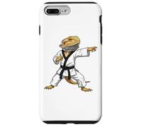 Carcasa para iPhone 7 Plus/8 Plus Funny Bearded Dragons Doing Karate Samurai Ninja Lizard