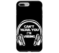 Carcasa para iPhone 7 Plus/8 Plus Funny Beatmaker Gamer Headset Can't Hear You I'm Vibing