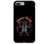 Carcasa para iPhone 7 Plus/8 Plus Funny Black Labrador Heavy-Metal Rock Música Metalhand