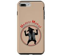 Carcasa para iPhone 7 Plus/8 Plus Funny Black Labrador Heavy-Metal Rock Música Metalhand
