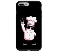 Carcasa para iPhone 7 Plus/8 Plus Funny Chef Rockstar Cook Retro Style Rosa Diseño