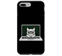 Carcasa para iPhone 7 Plus/8 Plus Funny Coding Cat Computer Tech Ingeniero desarrollador de Software