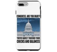 Carcasa para iPhone 7 Plus/8 Plus Funny Congress US Capitol Politics Joke Washington DC Humor