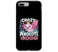 Carcasa para iPhone 7 Plus/8 Plus Funny Cute Crazy Axolotl Lady Animal Lover For Women Girls