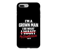 Carcasa para iPhone 7 Plus/8 Plus Funny Dad Father I'm A Grown Man I Do What My Daughter Wants