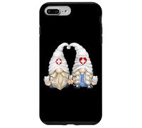 Carcasa para iPhone 7 Plus/8 Plus Funny Doctor Couple Gnomes For Women and Pediatric Nurse Mom