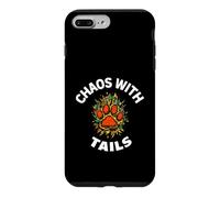 Carcasa para iPhone 7 Plus/8 Plus Funny Dog Owner Chaos with Tails Pet Lover