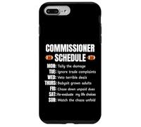 Carcasa para iPhone 7 Plus/8 Plus Funny Fantasy Football Commissioner Schedule Draft Day