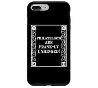 Carcasa para iPhone 7 Plus/8 Plus Funny Frank-LY Unhinged Pun Stamp Collecting Collector
