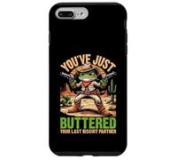 Carcasa para iPhone 7 Plus/8 Plus Funny Frog Cowboy You Has Buttered Your Last Biscuit