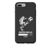 Carcasa para iPhone 7 Plus/8 Plus Funny Frog FÚTBOL Habilidades Cargando Kick Off Club Juego En Coach