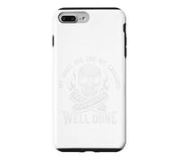 Carcasa para iPhone 7 Plus/8 Plus Funny Grilling Dad Salchichas Griller Humor Grunge Skull