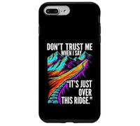 Carcasa para iPhone 7 Plus/8 Plus Funny Hiking False Summit Joke Just Over This Ridge