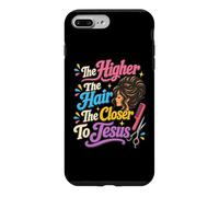Carcasa para iPhone 7 Plus/8 Plus Funny Jesus Follower Christian Hairstylist Peine Fe