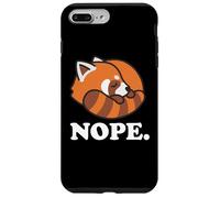 Carcasa para iPhone 7 Plus/8 Plus Funny Kawaii Kids Boys Girls Napping Nope Red Panda Lover