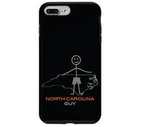 Carcasa para iPhone 7 Plus/8 Plus Funny Mens North Carolina, NC Boys North Carolina