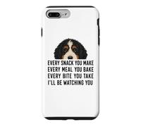 Carcasa para iPhone 7 Plus/8 Plus Funny Mens Womens Every Snack Make Begging Bernedoodle Dog