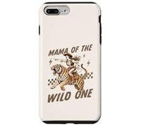 Carcasa para iPhone 7 Plus/8 Plus Funny Mom Tiger Riding. Western Cowboy Mama of The Wild One