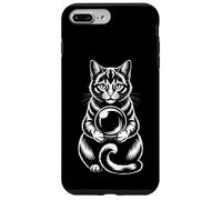 Carcasa para iPhone 7 Plus/8 Plus Funny Mystic Cat - Bola de Cristal adivinación