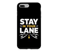 Carcasa para iPhone 7 Plus/8 Plus Funny Quote Road Trip Driving Mindset Stay In Your Lane