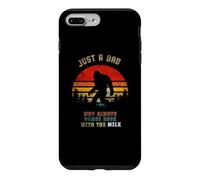 Carcasa para iPhone 7 Plus/8 Plus Funny Retro Bigfoot Sosteniendo Cartón De Leche Y Volviendo A Casa