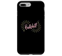 Carcasa para iPhone 7 Plus/8 Plus Funny Sarcastic Adult Joke Womens Cute Pink Bullshit