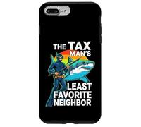 Carcasa para iPhone 7 Plus/8 Plus Funny Spearfishing The Tax Man Shark Diver