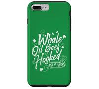 Carcasa para iPhone 7 Plus/8 Plus Funny St Patricks Day Top for Women Whale Oil Beef Hooked