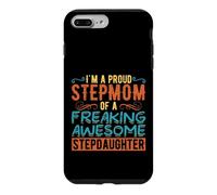 Carcasa para iPhone 7 Plus/8 Plus Funny Stepmom Stepdaughter Family Humor