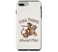 Carcasa para iPhone 7 Plus/8 Plus Funny Western Cowboy Country Mama. Feral Moms Social Club