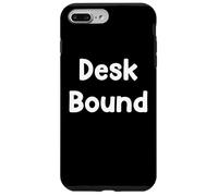 Carcasa para iPhone 7 Plus/8 Plus Funny Work Humor Design |Desk Bound Daily Grind Edition