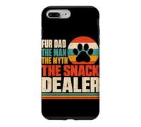 Carcasa para iPhone 7 Plus/8 Plus Fur Dad The Man The Myth The Snack Dealer Retro Dog Parent