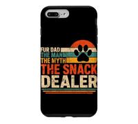 Carcasa para iPhone 7 Plus/8 Plus Fur Dad The Man The Myth The Snack Dealer Retro Dog Parent