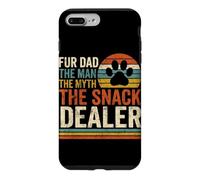 Carcasa para iPhone 7 Plus/8 Plus Fur Dad The Man The Myth The Snack Dealer Retro Dog Parent