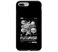 Carcasa para iPhone 7 Plus/8 Plus Futurismo Ciencia Ficción Estación Espacial Futuro 2030