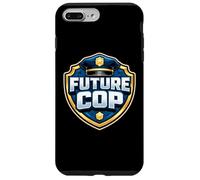 Carcasa para iPhone 7 Plus/8 Plus Futuro policía Oficial de policía Academia Policía Niños Niños Niño