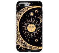 Carcasa para iPhone 7 Plus/8 Plus Galaxy Night Sky Moon Lunar Stars Sun Love