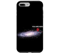 Carcasa para iPhone 7 Plus/8 Plus Galaxy Spaces Science Geeks You Are Here - Camiseta
