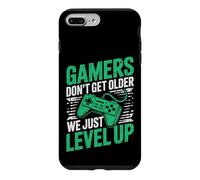 Carcasa para iPhone 7 Plus/8 Plus Gamers Don't Get Older We Just Level Up Funny Gamer Retro