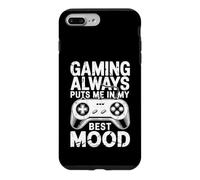 Carcasa para iPhone 7 Plus/8 Plus Gaming Always Puts Me In My Best Mood Funny Gamers Vintage