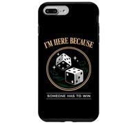 Carcasa para iPhone 7 Plus/8 Plus Ganar la Noche de Juego Juego Dados Casino Ganador Perdedor Las Vegas