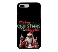 Carcasa para iPhone 7 Plus/8 Plus Gangsta Santa Feliz Navidad Divertidas Vibes Festivas