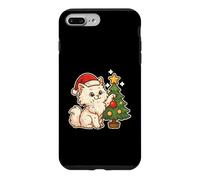 Carcasa para iPhone 7 Plus/8 Plus Gato Blanco Decora el árbol