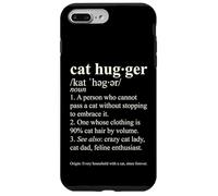 Carcasa para iPhone 7 Plus/8 Plus Gato Hugger Diccionario Amante Gato Divertido Definición Felina