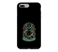 Carcasa para iPhone 7 Plus/8 Plus Gato Negro Místico Grimorio Brujería Gótico Oculto