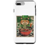 Carcasa para iPhone 7 Plus/8 Plus Gato Ramen Japonés Gracioso Gráfico Kawaii Gato Anime San
