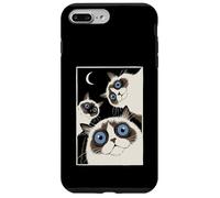 Carcasa para iPhone 7 Plus/8 Plus Gatos Ragdoll Trio Ojos Azules para Cat Mom o Dad