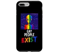 Carcasa para iPhone 7 Plus/8 Plus Gay Alien LGBTQ Existen Personas Homosexuales Alien Gay
