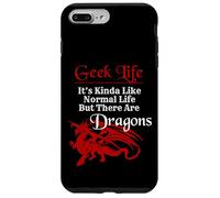 Carcasa para iPhone 7 Plus/8 Plus Geek Life Es un Poco como la Vida Normal, Pero Hay Dragones