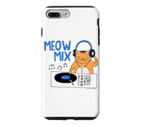 Carcasa para iPhone 7 Plus/8 Plus Gemma Correll Meow Mix DJ Cat Funny Rave Design